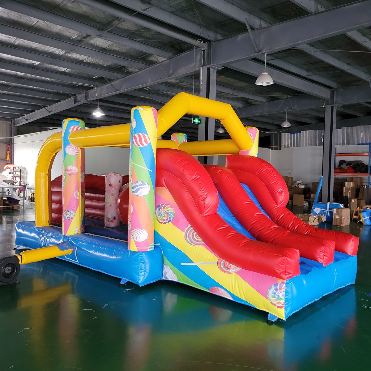 Kids Outdoor Play - Ticari PVC Branda Çocuk Şişme Kale
