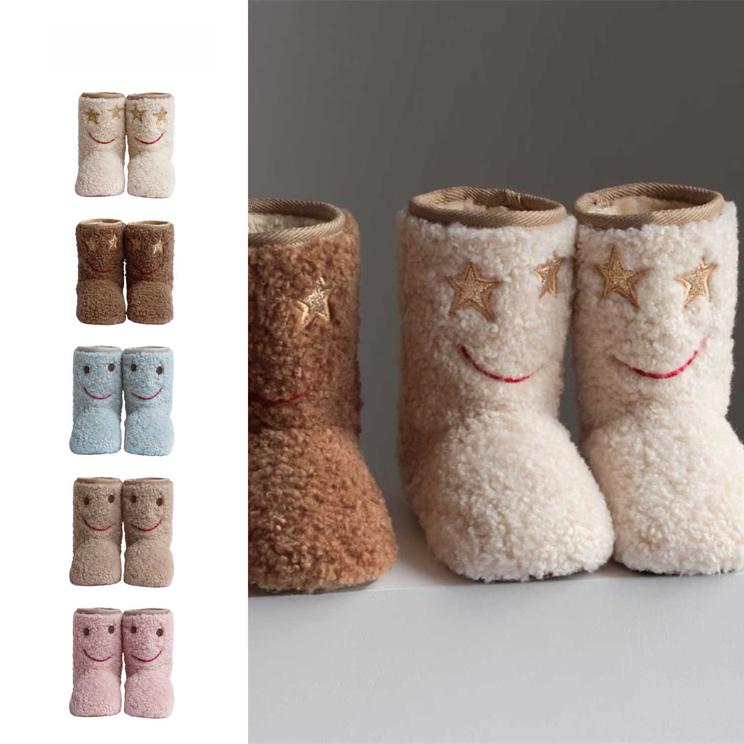 Kids Outdoor Boots - Kız Çocuk Ayakkabıları Kore Tarzı Kız