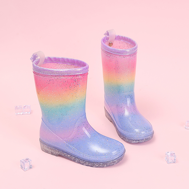 Kids Outdoor Boots - Dört Mevsim Sevimli Kız Çocuk Yağmur