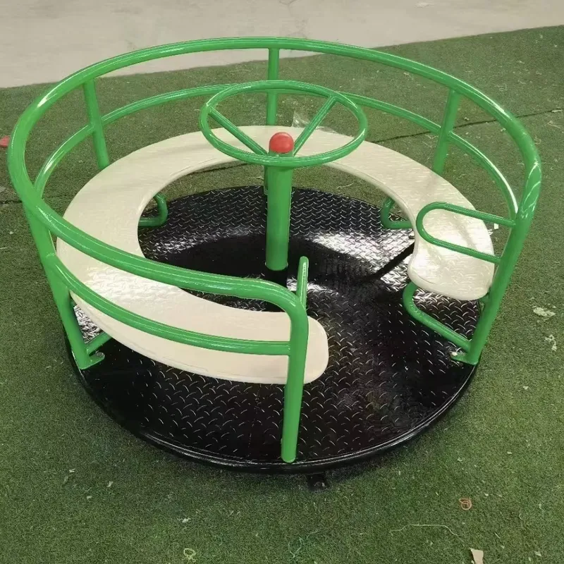 Kids Outdoor Seating - Çocuklar için Dayanıklı Metal Döner Sandalye,