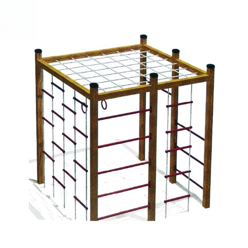 Kids Outdoor Wooden Climbing Frame - Ahşap Tırmanma Çerçevesi, İç ve Dış