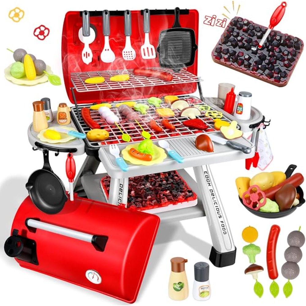 Kids Outdoor Bbq - Barbekü ızgara oyuncak seti çocuklar barbekü