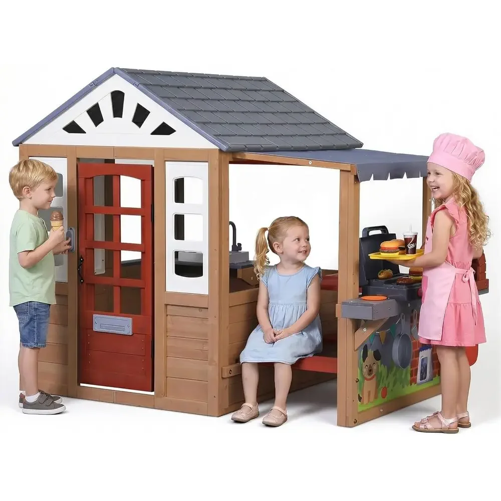 Kids Outdoor Bbq - Çocuklar için Açık Hava Ahşap Oyun