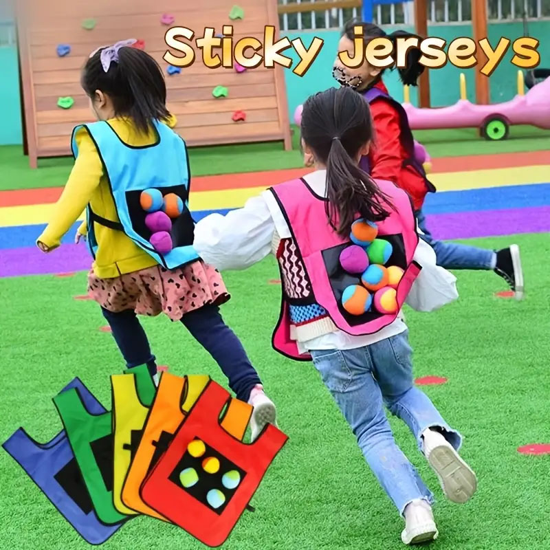 Kids Outdoor Vest - Açık Spor Oyunu Sahne Yelek Yapışkan
