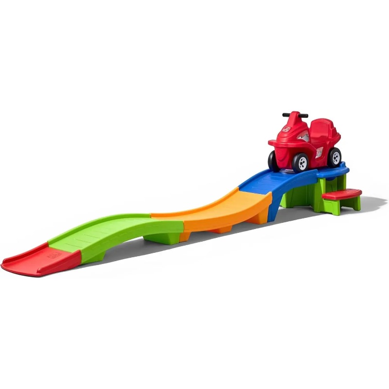 Kids Outdoor Ride On - Roller Coaster Çocuk Oyuncağı, Binilebilir İtmeli