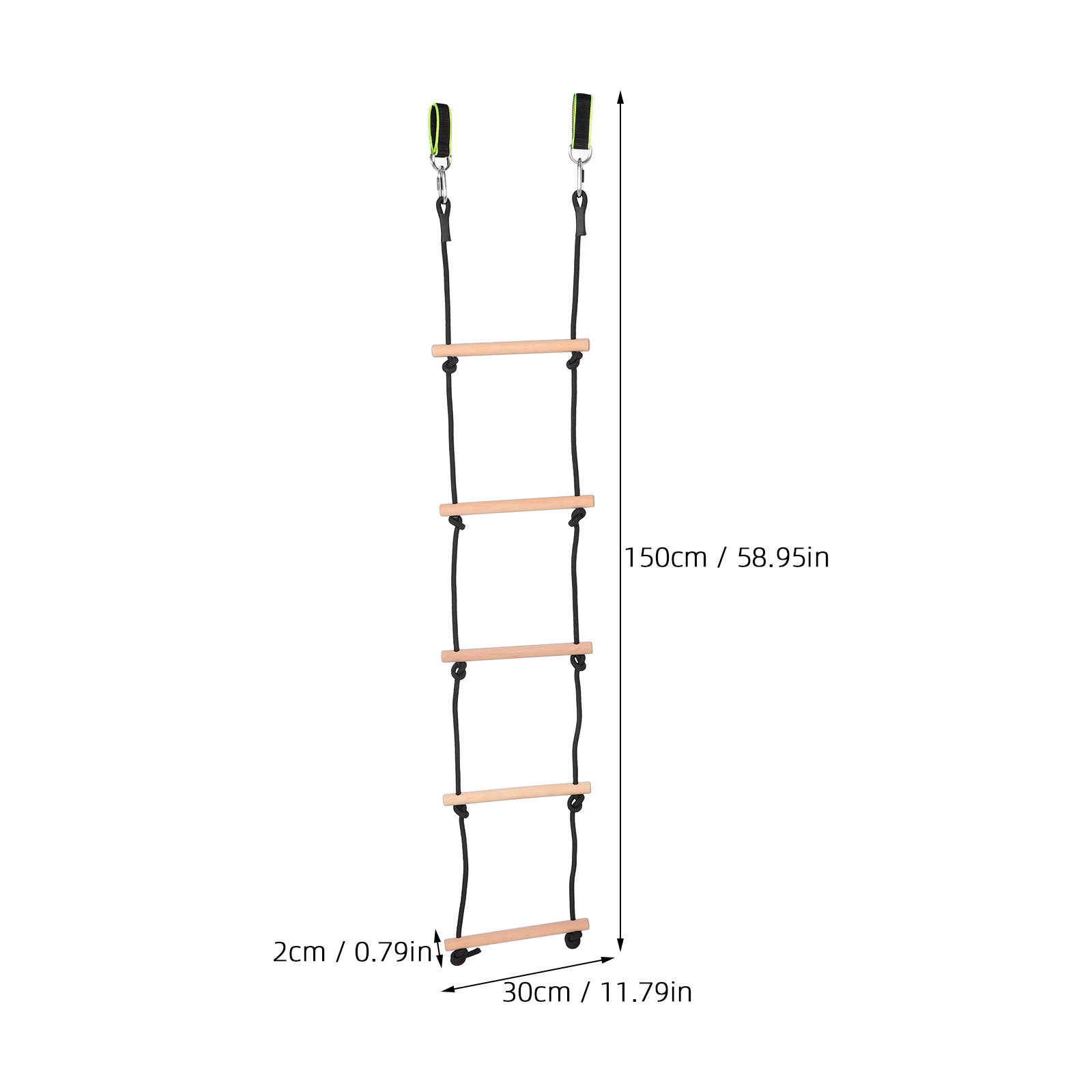 1 Set Çocuklar İçin Ahşap Tırm - Kids Outdoor Ladder incelemesi ve fiyatı