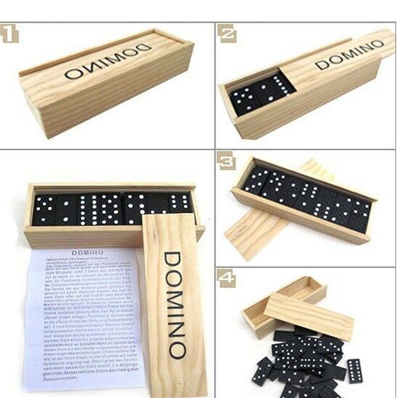 28 adet/takım ahşap Domino mas - Kids Outdoor Bench Table incelemesi ve fiyatı