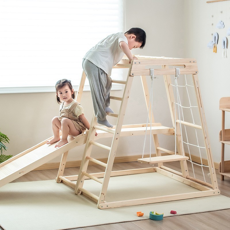 Orman Jimnastiği Çocuklar İçin - Kids Outdoor Wooden Climbing Frame incelemesi ve fiyatı