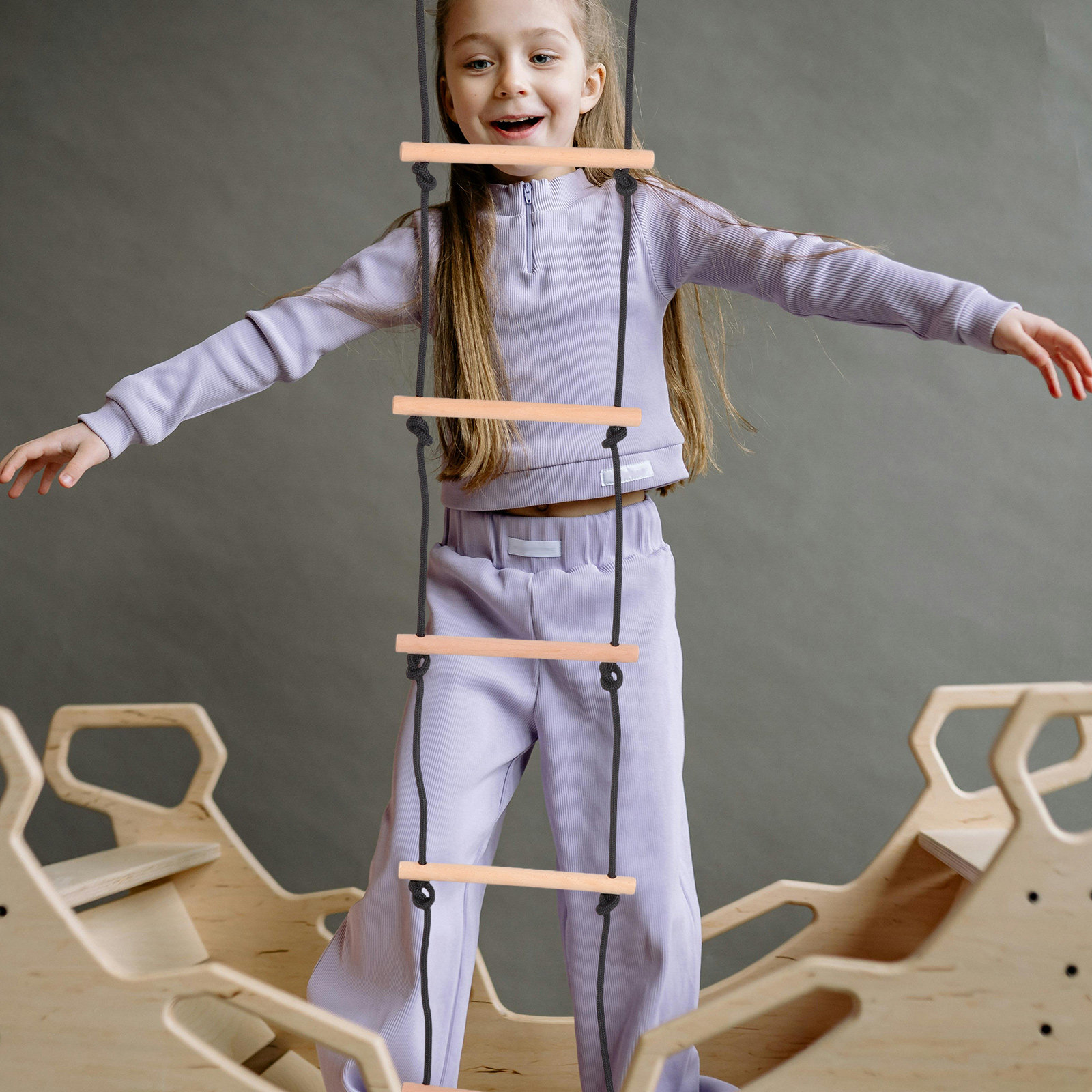 1 Takım Çocuklar İçin Ahşap Tı - Kids Outdoor Ladder incelemesi ve fiyatı