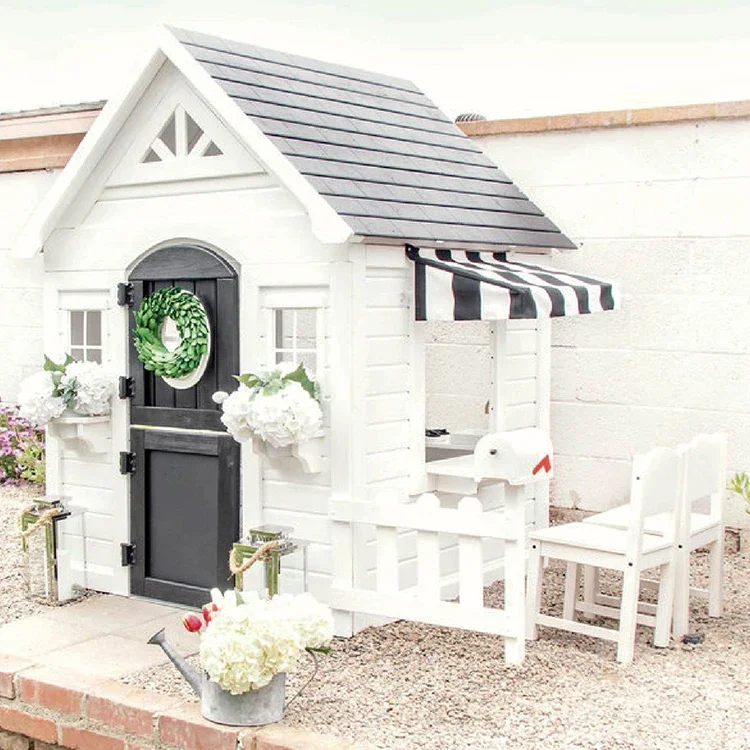 Çitli Basit Oyun Evi Modern Be - Kids Outdoor Cubby House incelemesi ve fiyatı