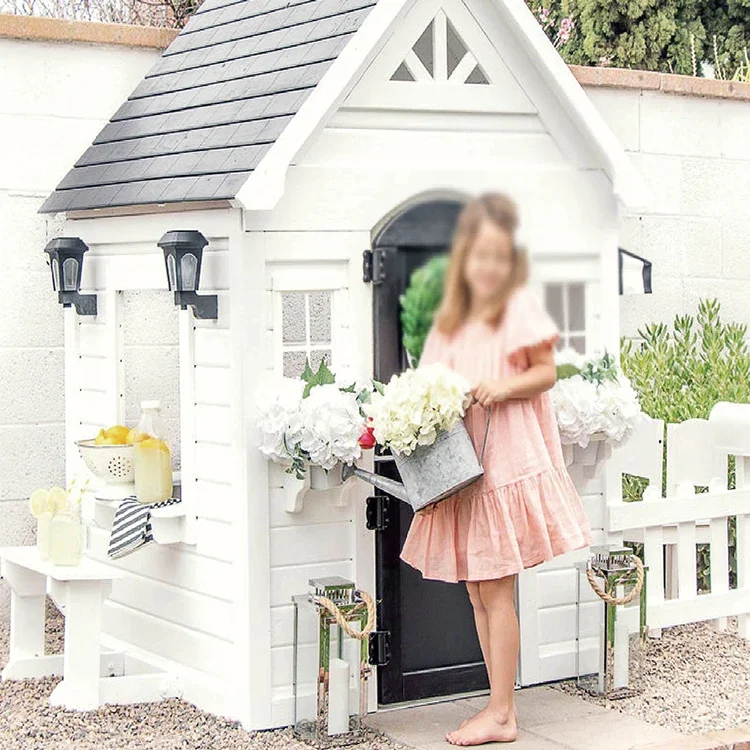 Çitli Basit Oyun Evi Modern Be - Kids Outdoor Cubby House incelemesi ve fiyatı