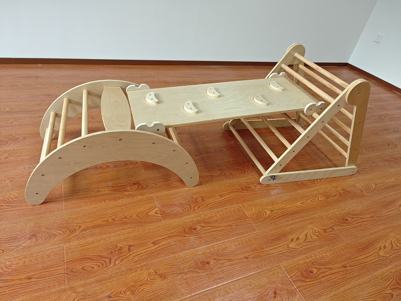 Sıcak Satış 3'ü 1 Arada Montes - Kids Outdoor Wooden Climbing Frame incelemesi ve fiyatı