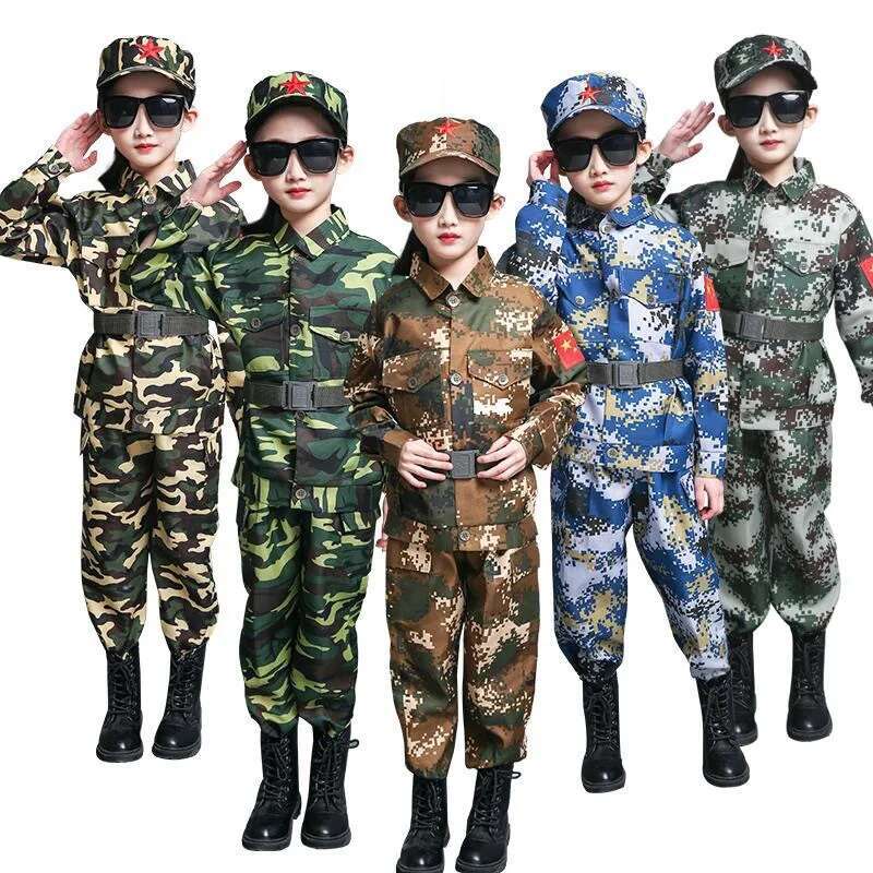 Erkek kız Askeri Eğitim Ünifor - Kids Outdoor Ninja Equipment incelemesi ve fiyatı