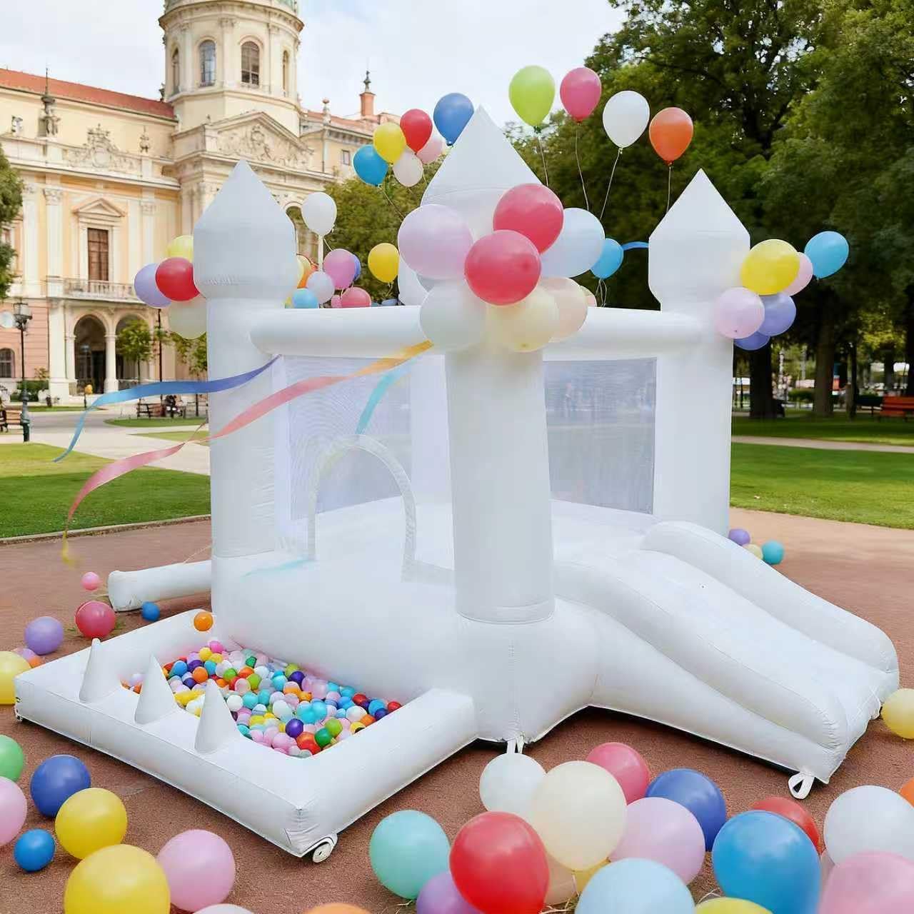 Beyaz Zıplama Evi, İç ve Dış M - Kids Outdoor Ball incelemesi ve fiyatı