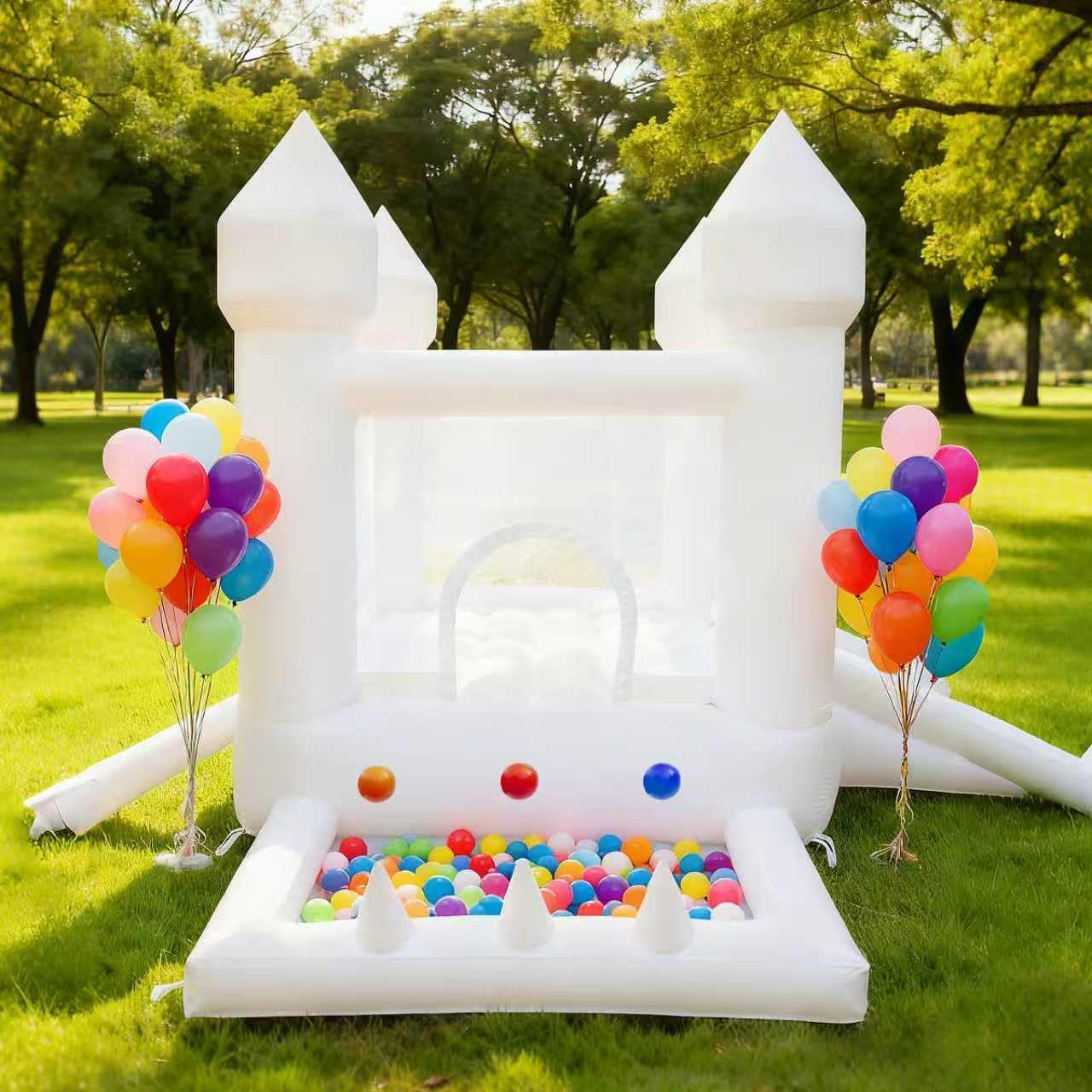 Beyaz Zıplama Evi, İç ve Dış M - Kids Outdoor Ball incelemesi ve fiyatı