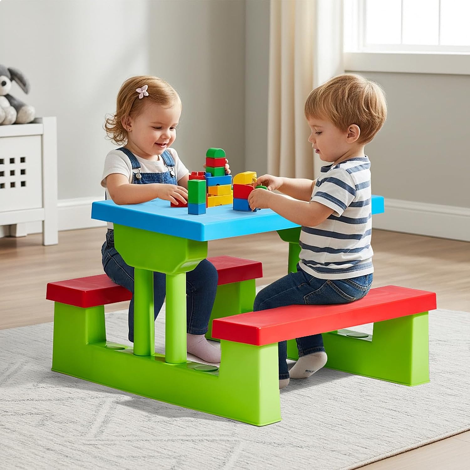 JOYMOR Çocuk Piknik Masası ve  - Kids Outdoor Bench Table incelemesi ve fiyatı