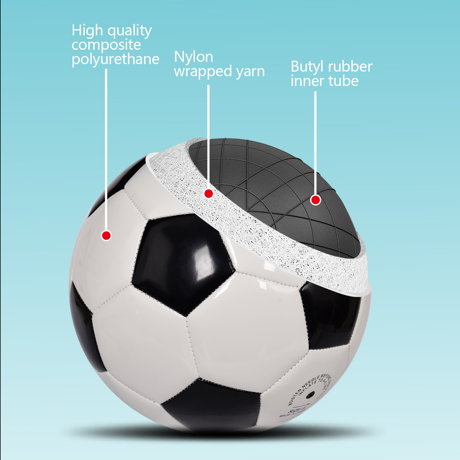 Futbol Topu-Resmi Boyut 5 Klas - Kids Outdoor Ball incelemesi ve fiyatı
