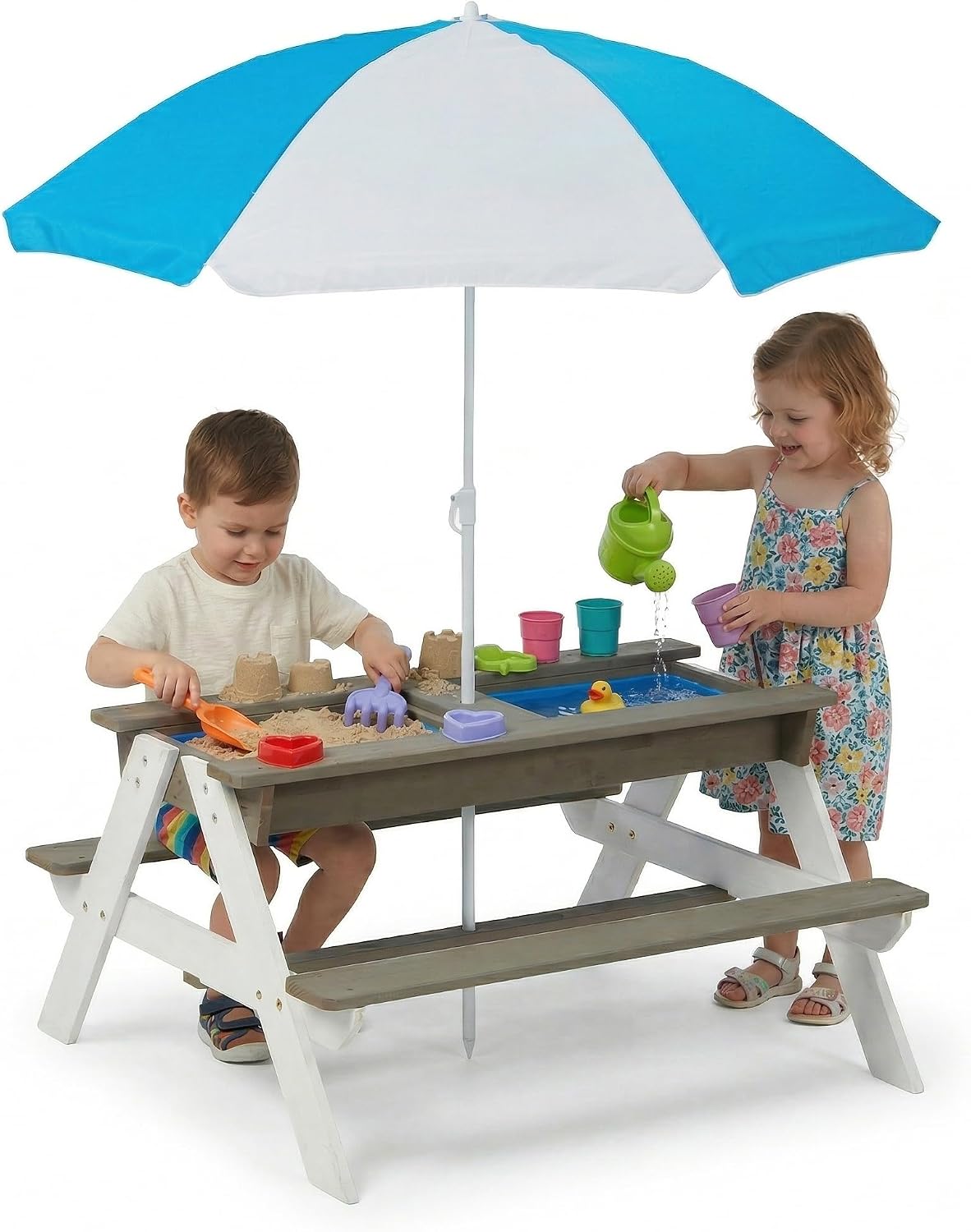 Çocuk Piknik Masası, 3'ü 1 Ara - Kids Outdoor Bench Table incelemesi ve fiyatı