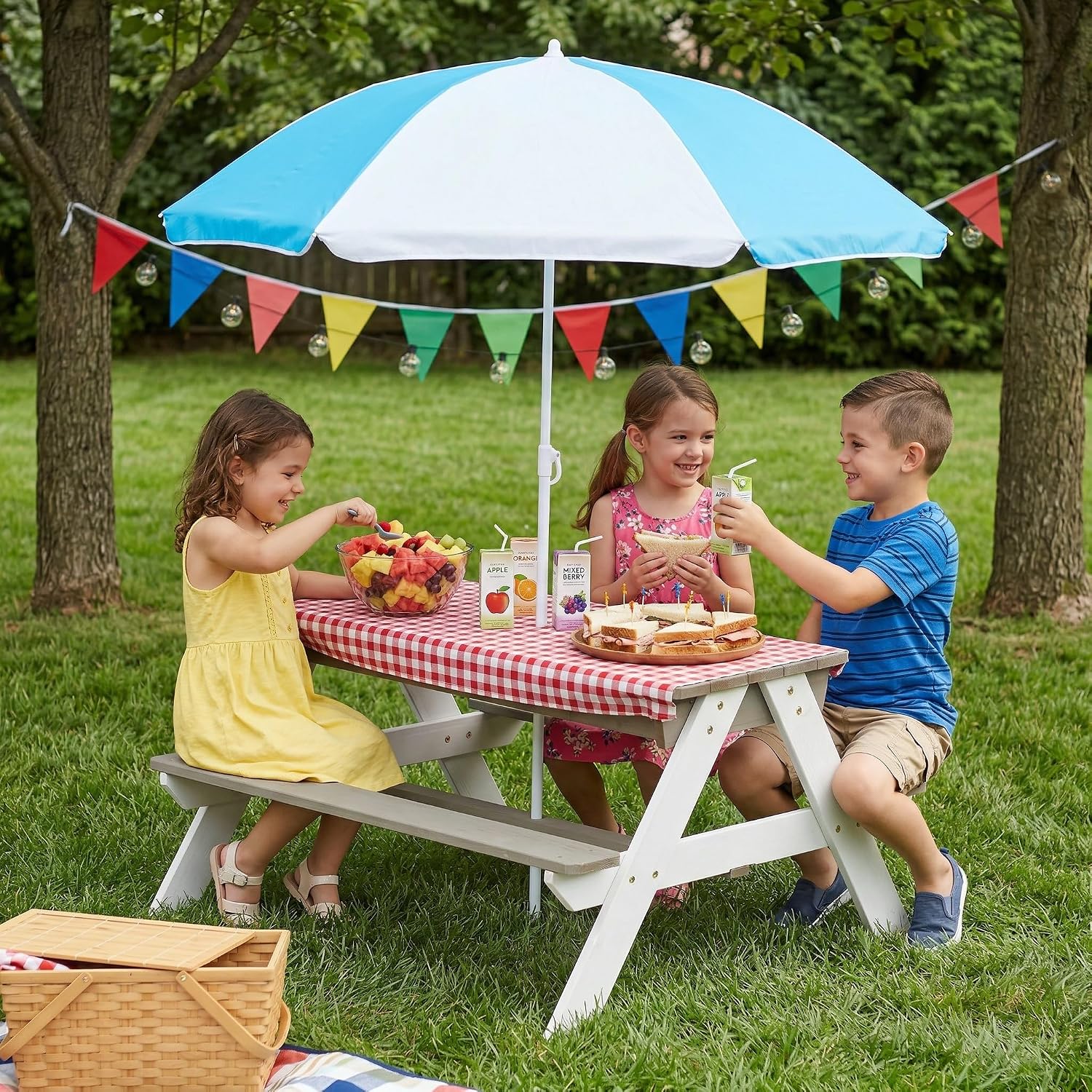 Çocuk Piknik Masası, 3'ü 1 Ara - Kids Outdoor Bench Table incelemesi ve fiyatı