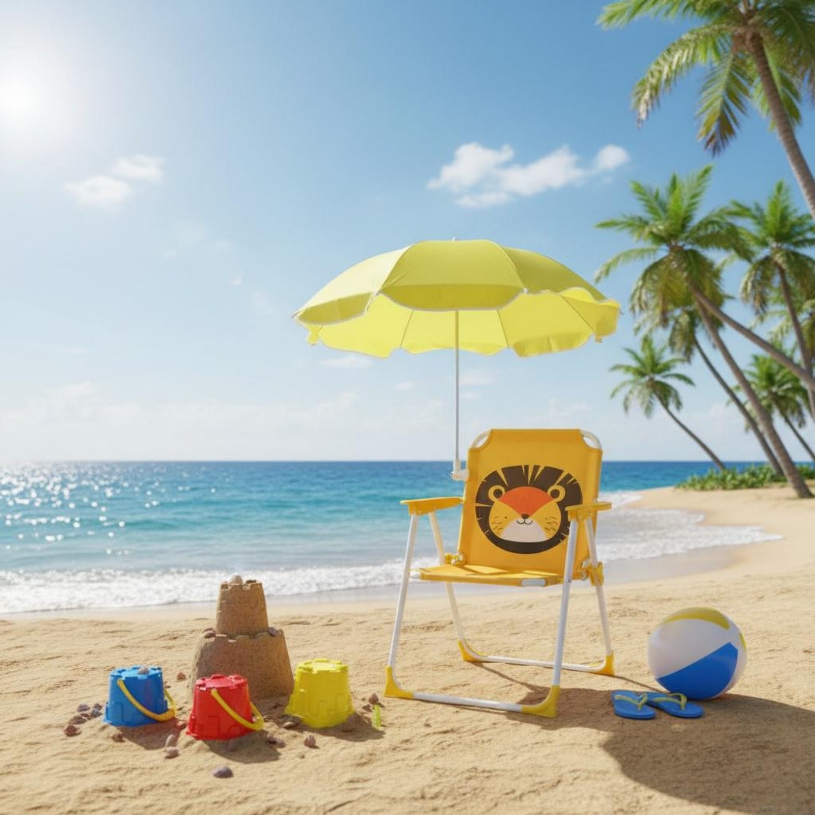 Çocuk Plaj Sandalyesi, Şemsiye - Kids Outdoor Seating incelemesi ve fiyatı