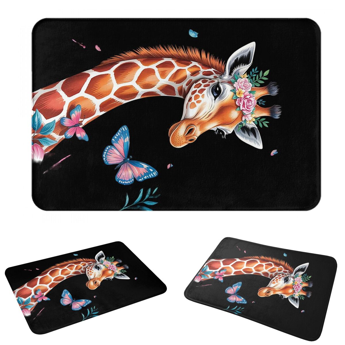 Çiçekli Sevimli Zürafa Çocuk Z - Kids Outdoor Floor Cushions incelemesi ve fiyatı