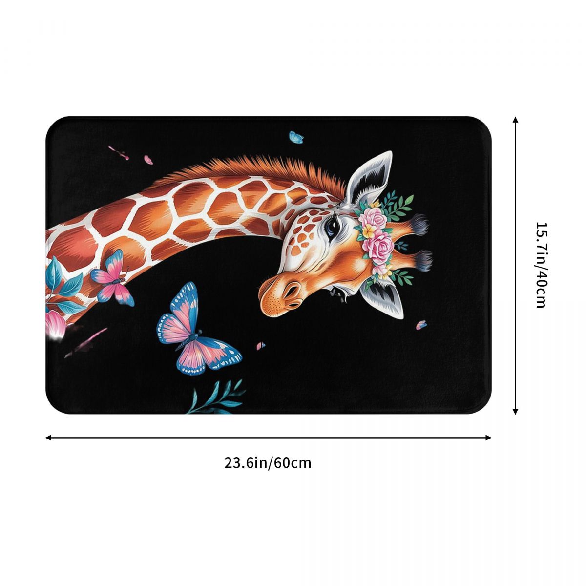Çiçekli Sevimli Zürafa Çocuk Z - Kids Outdoor Floor Cushions incelemesi ve fiyatı