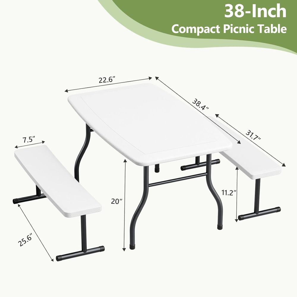 Çocuklar için Banklı Piknik Ma - Kids Outdoor Bench Table incelemesi ve fiyatı
